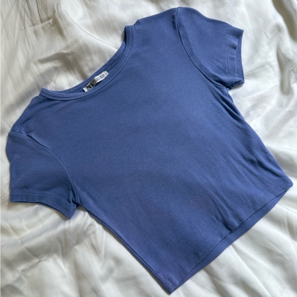 Purple Zara Women's Babydoll Tee